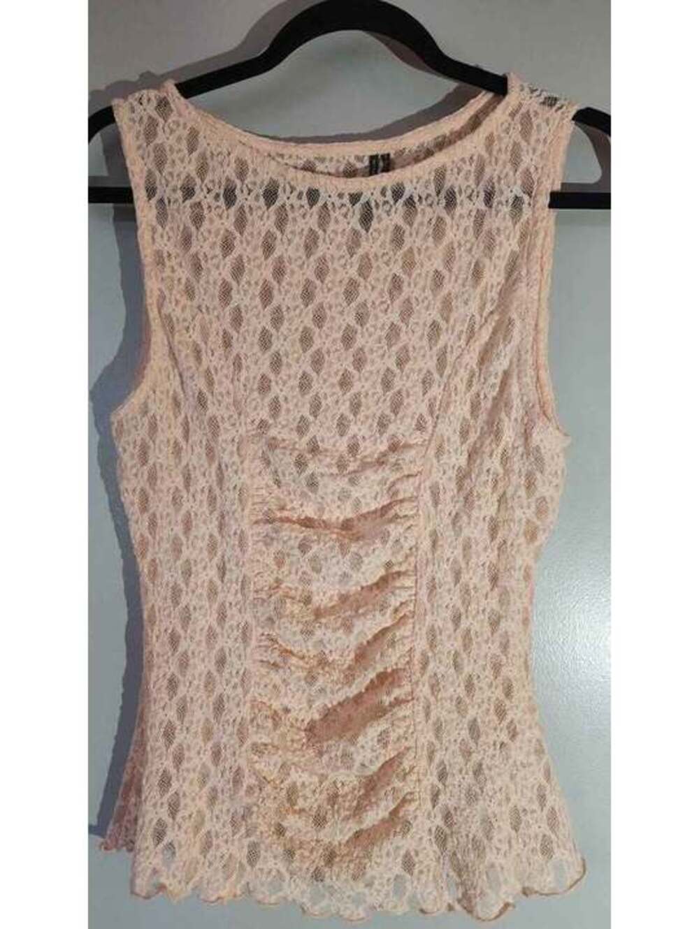 Anthropologie Peach Lace Women's Top Sz M NWT #Romantic #Sweet #Bridal #Feminine